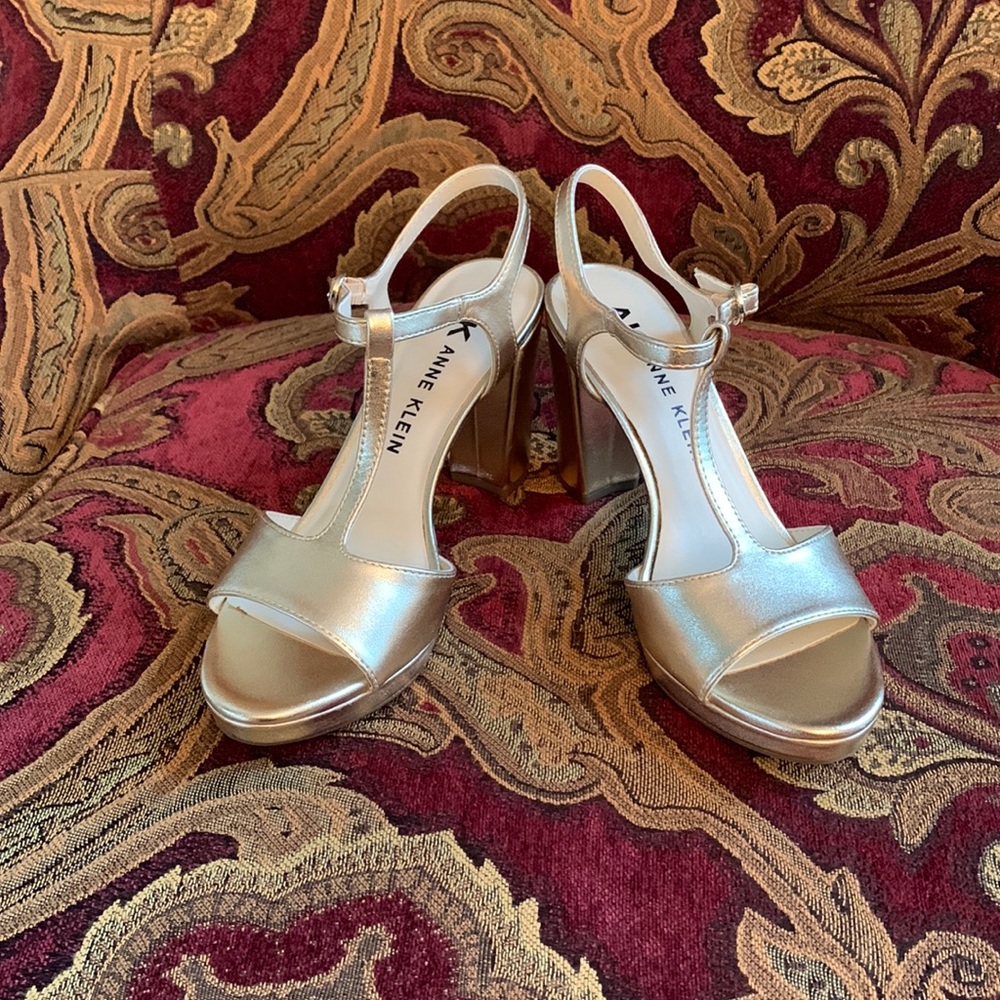 Gold Metalic Dress Shoe by Anne Klein
